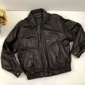 Banana Republic Lambskin Leather Bomber